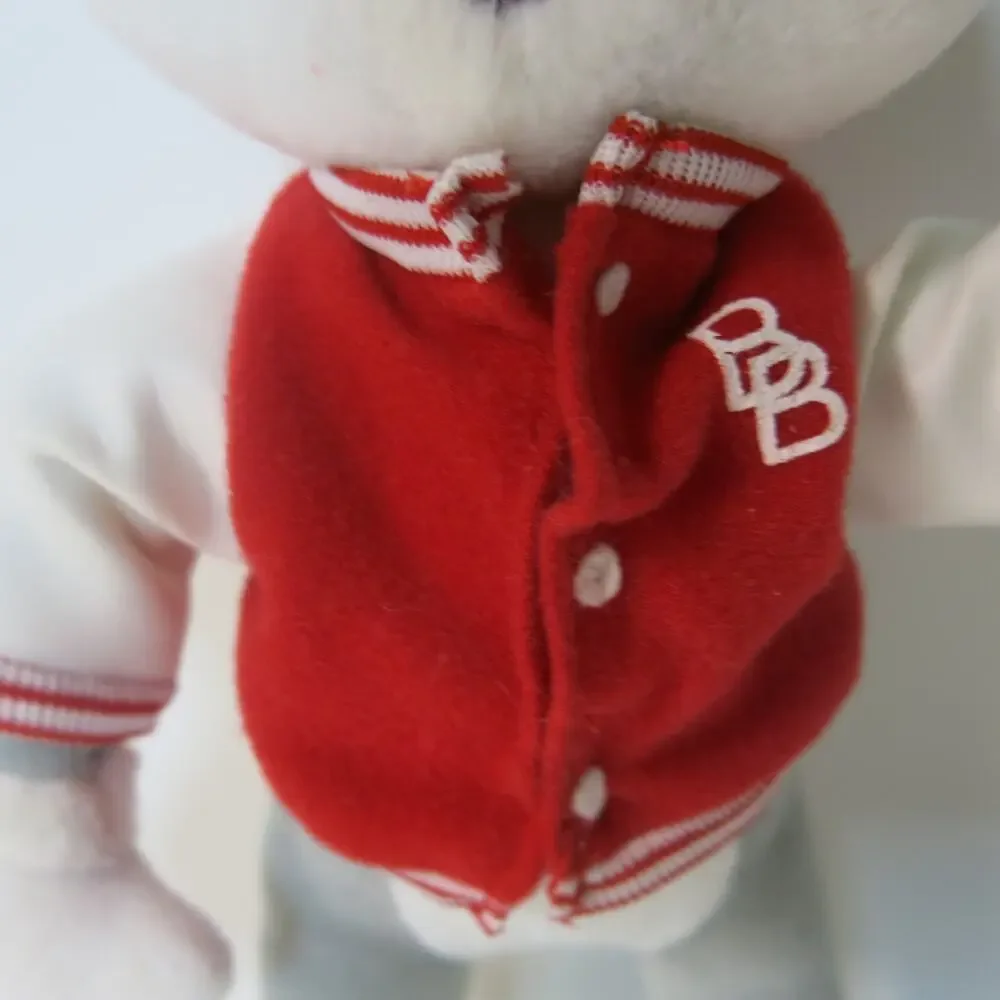 Vintage Bugs Bunny Plush Varsity Jacket Stuffed Animal Looney Tunes 1994 Tyco